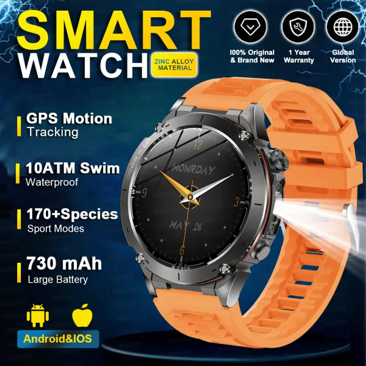 2025%20New%20genuine%20Stratos%204%20%20Smartwatch%201.43"AMOLED%20HD%20Screen%20Compass%20Barometric%20Altimeter%20Flashlight%20Voice%20Calling%20SmartWatch%20-%20Image%207