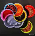 dry fruit serving tray/ spice box 6 portion. 