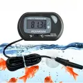 Digital Aquarium Thermometer with Probe Suction Cup Fish Tank Water Electronic Thermometer Measurement Degrees Celsius ℃. 