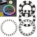 5V Individual Addressable RGB LED Neopixel Ring For Arduino WS2812 Full-Color Driver Lampes Lightings Accessories. 