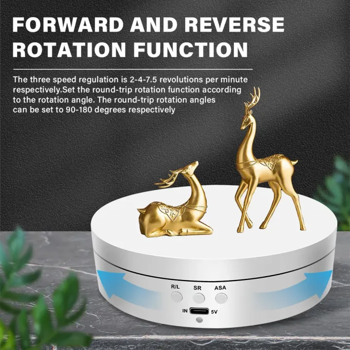 Electric%20Rotating%20Base%20Display%20Stand%203%20Speeds%20360%20Degree%20Turntable%20Jewelry%20Holder%20USB/Battery%20Powered%20Rotating%20Tray%20-%20Image%203