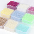 4000pcs 2mm Boxed Czech Glass Seed Beads Small Loose Waist Beads For Jewelry Making Charms Bracelet Necklace Earrings Accessory. 