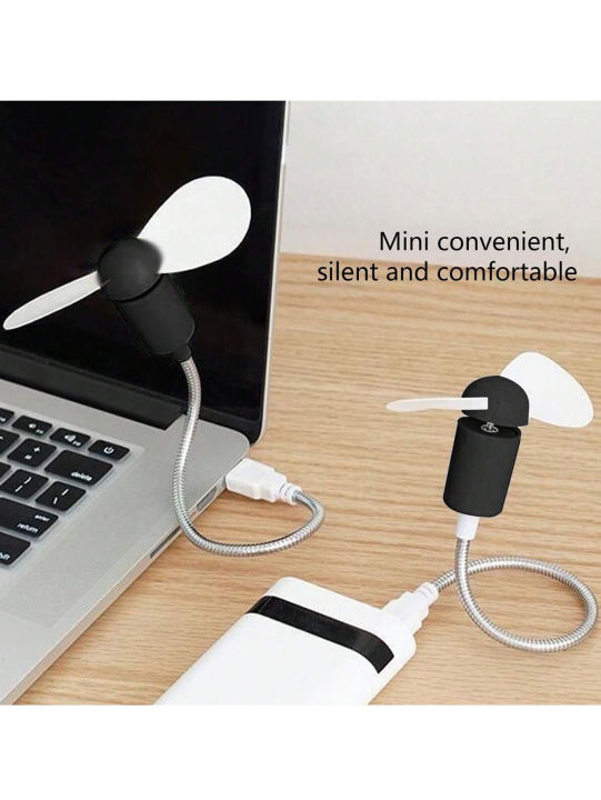 Snake Fan Mini Snake Fan Silent Soft Leaf Fan Computer Usb Fan Bendable Freely ...