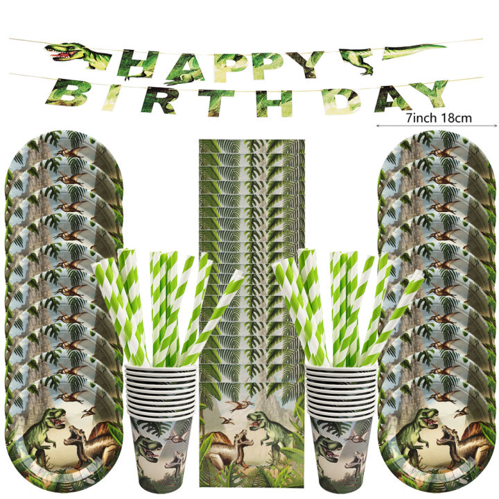 Dinosaur%20Disposable%20Tableware%20Set%20Dinosaur%20Theme%20Birthday%20Party%20Decoration%20Dinosaur%20Paper%20Plate%20Cup%20Tablecloth%20Boy%20Party%20Supplie%20-%20Image%202