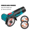 Brush motor 12v Mini Angle Grinder Rechargeable Grinding Tool Polishing Grinding Machine For Cutting Diamond Cordless Power Tool. 