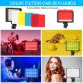 LED Photography Video Light Panel Lighting Photo Studio Lamp Kit With Tripod Stand RGB Filters For Shoot Live Streaming Youbube. 