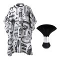 Barber wrap set Waterproof Hair Cutting Cape with Neck Duster Brush - Professional Barber Salon Hairdressing Apron Hair Stylists. 