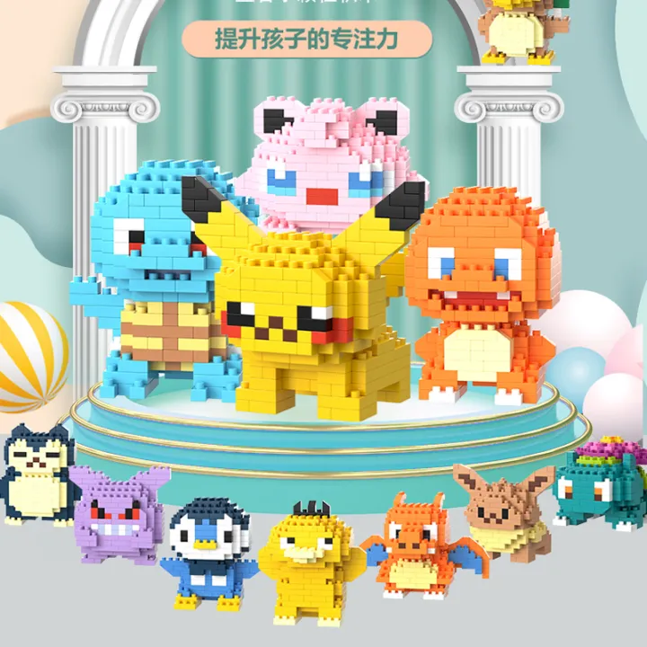 Building Blocks Pokémon Gengar Action Cartoon Character Pikachu ...
