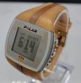 (L). Polar FT4 Digital Watch Unisex Brown, pink , gray Tone New Battery. 