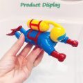 Wind-Up Scuba Diver Submarine Bath Toy Clockwork Swimming & Diving Man Tub Baby Water Toy Bathtub Pool Frogman Figure STEM Gift. 