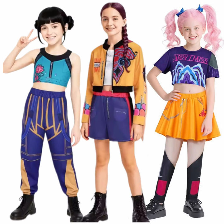 Spirit Costumes Rumi Spirit Halloween KPop Demon Hunters Kids Rumi Costume, Officially ...