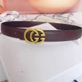 Women's Leather Belt with GG Letters Casual Fashionable Versatile Belt Trendy Jeans Belt High Quality Women's Style Waistband.
