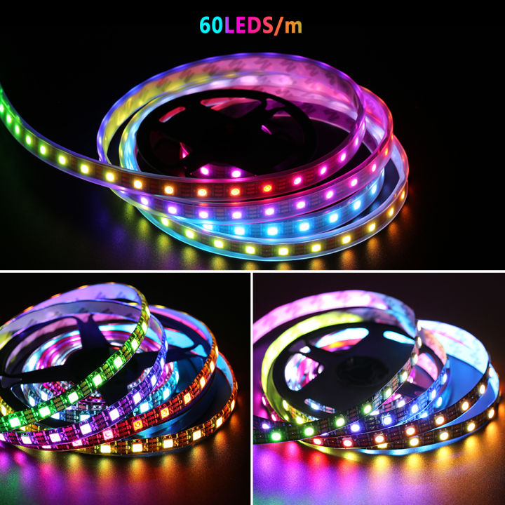 WS2812B%20LED%20Light%20DC5V%20Smart%20Pixel%20RGB%20Led%20Strip%20Light%20Individually%20Addressable%20IC%20IP30%20IP65%20IP67%20Magic%20Tape%20Light%20Black%20PCB%20-%20Image%206