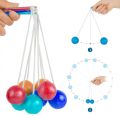 PACK of 12 Clacker Ball for kids Kat Kat game string rope Lato Tak Tak game anti stress ball kids toy. 