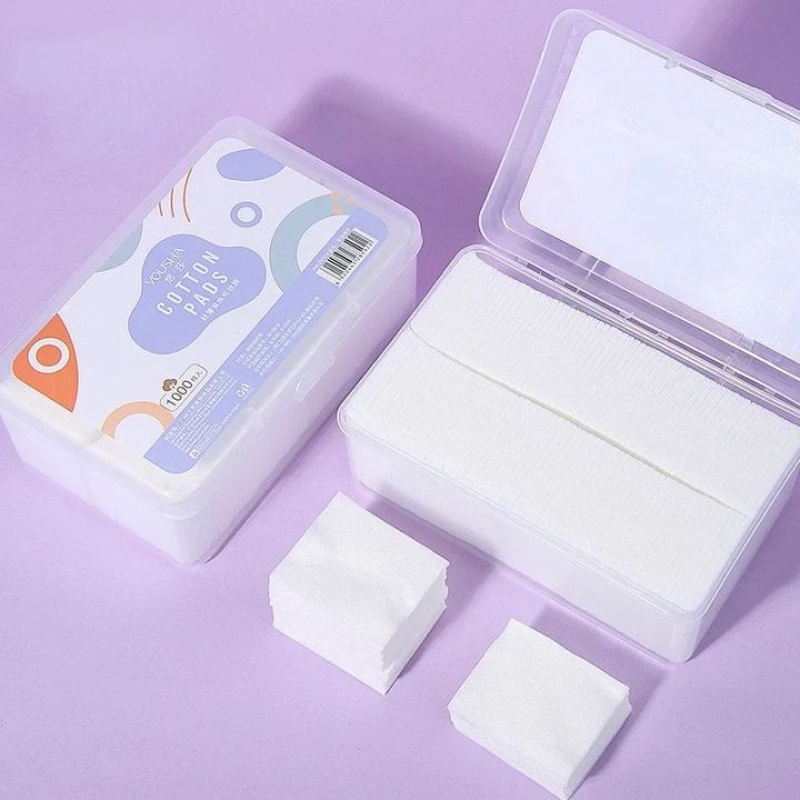 Yusha%201000%20disposable%20Cotton%20pad%20Thin%20double%20effect%20Makeup%20remover%20cotton%20Wet%20Compress%20cotton%20double-sided%20nail%20remover%20cotton%20-%20Image%203