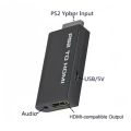 PS2 to HDMI Converter 1080P - Full HD Adapter with 3.5mm Audio Jack for PlayStation 2, Supports 480i/480p/576p &All Display Mode. 