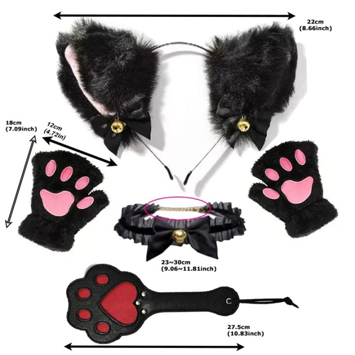 Cute%20Cat%20Ear%20Hair%20Wear%20Claw%20Gloves%20Girls%20Cosplay%20Costume%20Plush%20Bell%20Cat%20Fur%20Ear%20Hairband%20Night%20Party%20Club%20Headbands%20-%20Image%204