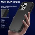3IN1 PC+TPU Heavy Duty Rugged Armor Case for IPhone 16 15 14 11 Pro Max Plus 13/12 Mini XS/R 7/8 4/5G Back Clip OTT Cover Box.