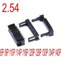 2.54mm pitch FC-6P FC-10P FC-20P female socket head IDC connector daily delivery. 