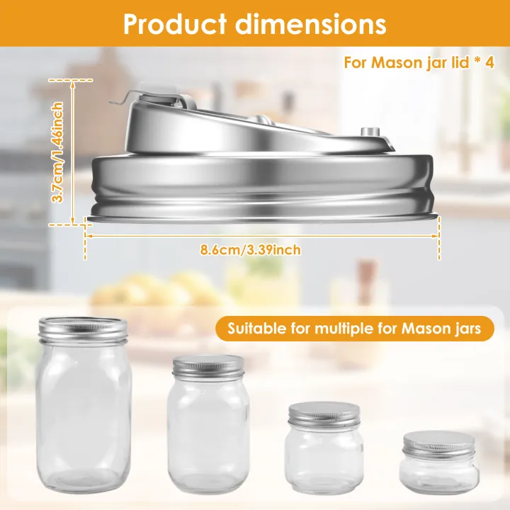 2/4%20Pcs%20Mason%20Jar%20Lids%20304%20Stainless%20Steel%20Mason%20Jar%20Lid%20Reusable%20Wide%20Mouth%20Mason%20Jars%20Lid%20for%20Home%20Camping%20Kitchen%20Accessories%20-%20Image%203