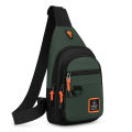 Men's Leisure Outdoor Hiking Bike Shoulder Bag, Waterproof Sports Crossbody Bag, Travel Backpack, Men's Chest Bag, Shoulder Bag.