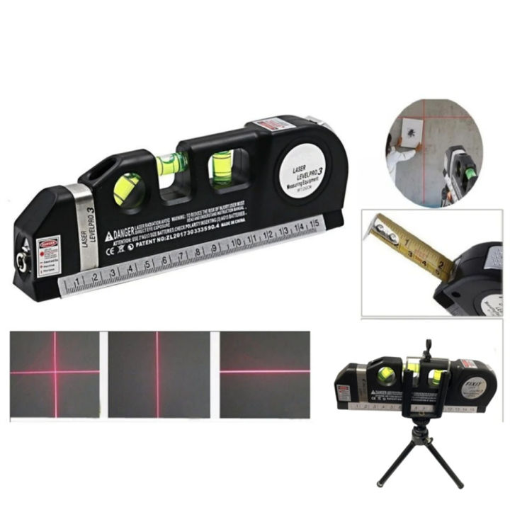 Laser%20Level%20Line%20Tool%20Multipurpose%20Laser%20Level%20Kit%20Standard%20Cross%20Line%20Lase%208%20Feet%20Measure%20Tape%20Ruler%20With%20Metal%20Tripod%20Stand%20-%20Image%203
