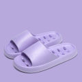 Summer Non Slip Shower Slippers for Women Men Indoor Soft EVA Quick Drying Bath Slippers Couple Non Slip Flat Home Sandals. 
