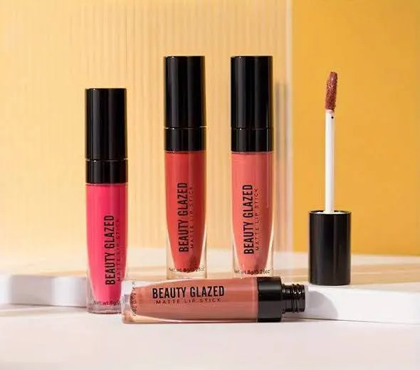 Beauty%20Glazed%20Matte%20Waterproof%20Long%20Lasting%20Liquid%20Lipstick%20-101#TOFFEE%20-%20Image%203