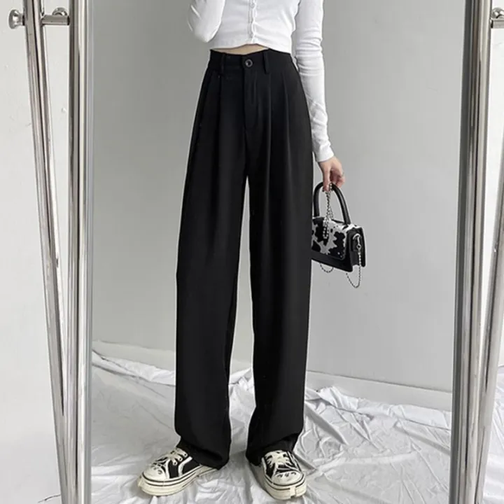 Spring%20Lady%20Fashion%20Concise%20Baggy%20Wide%20Leg%20Pants%20Women%20Straight%20Leg%20Casual%20Suit%20Trousers%20Girls%20Classic%20Basic%20Solid%20Daily%20Slacks%20-%20Image%203