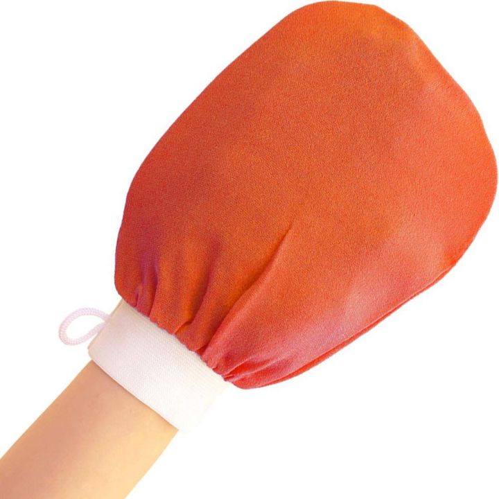 Exfoliating Gloves 1pcs - Exfoliating Bath Washcloth Scrub Mitt for Body - Dead Skin Body Exfoliator - Exfoliating Massage Mitt Back Scrubber Glove