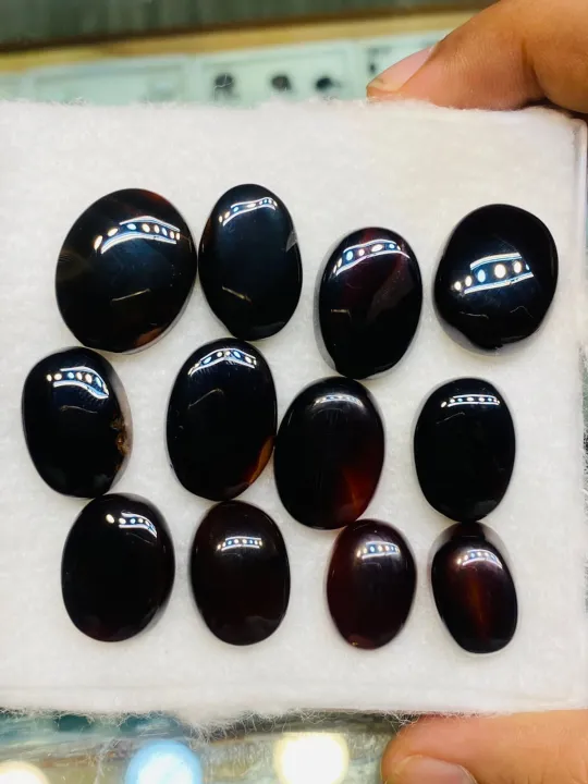 Hussaini Haqeeq (Yamni Haqeeq) Black Agate 💎 | اصلی حسینی عقیق Natural ...