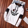 Evil Smile Printed Hoodie 2026 Trendy Mens Sweatshirt Jogger Set Winter Autumn Casual Sportswear Urban Streetwear Hooded Outfit. 
