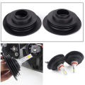 1PC Soft Dust Cover For Car Auto Headlight Universal LED Light Seal Cap Car LED Headlight Bulb Waterproof Dust Cover.