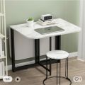 Home foldable dining table, Movable table, kitchen eating table, study Table size 4 feet length 2 feet width 2.5 feet height,. 