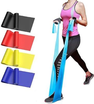 TheraBand Fascia Esercizi – Confezione Da 3 (Giallo/Rosso/Verde) – Lattice Free 5 Ft – SPEDIZIONE GRATUITA