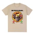 Don Pollo Funny Meme Pattern T-shirt Ohio King Top Clothing T-shirt Women's Retro Fashion Casual Large T-shirt. 