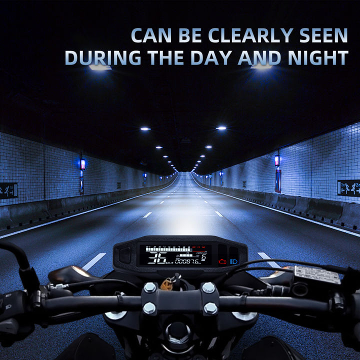 Motorcycle%20Universal%20Speedometer%20LED%20Digital%20Dashboard%20Waterproof%20Km/h%20MPH%20Odometer%20Meter%20Motor%20Gauge%20Sensor%20with%20Y/Z/W%20Bracket%20-%20Image%205