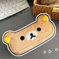 Kawaii Rilakkuma Pencil Cases For Kids Girls Cute Cartoon Bear Pencil Pouch Organizer Pen Bag School Stationeries s Ins Hot. 