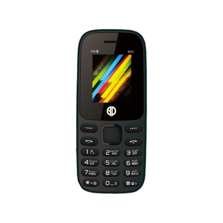 SD MOBILE M20 - Soft Keypad - 1.8 Inch Display - 3000mAH Powerful Battery - Dual Sim - Auto Call recording - PTA approved - 1 Year brand warranty