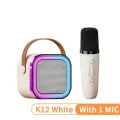 K30 Bluetooth Wireless Portable Speaker Multi-function Karaoke with 1-2 Microphone Small Home Ktv Music Player For Kids Adults. 