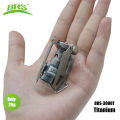 BRS Outdoor Gas Stove Mini Camping Gas Burner 25g Ultralight Titanium Picnic Hiking Cooking Stove Survival Furnace BRS-3000T.