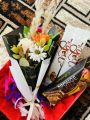 Girly Gift Box, Artificial bouquet And Chocolate Gift Box, Can Be Gifted To Your Loved Ones, Birthday Gift Box. 