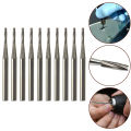10pcs Car Glass Windshield Repair Drill Bits DIY Auto Glass Tapered Carbide Drill Bit Tools Car Repair Special Drilling Bit. 