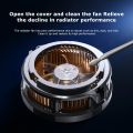 MEMO CX08 CX07 Mobile Phone Cooler Magnetic Cooling Fan Case Radiator For PUBG Gaming Back Clip Cool Heat Sink For Smartphones. 