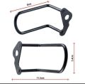 Bike Bits Bazaar Adjectable steal rear protector |cycle protectors steal | cycle downfalls protectors | protectors for cycle. 