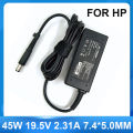 19.5V 2.31A 45W 7.4x5.0mm FOR  Folio 9470M laptop power supply AC adapter charger 744481-003 744893-001. 