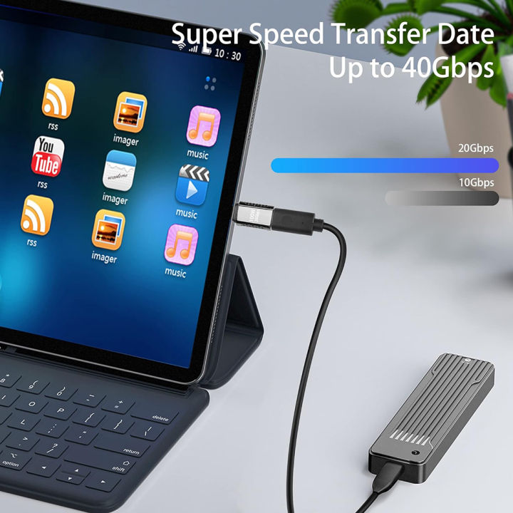 100W%20USB%204.0%20Adapter%20USB%20To%20Type%20C%20Adapter%2040Gbps%20U%E2%80%8BSB%2090%20Degree%20Elbow%20Converter%20Data%20Transmission%20Adapter%20Female%20To%20Male/Female%20-%20Image%205