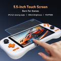 KINHANK K56 Handheld Game Console 5.5'' Touch Screen 50 Emulators for PS1/PSP/DC/SS Android 14 5000mAh WIFI5 Retro Game Player.