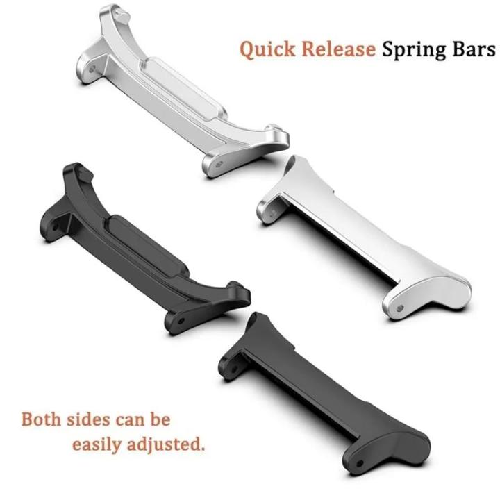 2 Pcs Adapter For Samsung galaxy watch 7 ultra 47mm Strap 22mm Stainless Steel Connector Accessories galaxy watch 7 ultra band