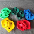 10pcs Kids Plastic Rock Climbing Wall Holds Games Wood Wall Climbing Stones Set Indoor Outdoor Playground DIY Rock Stone Wall. 